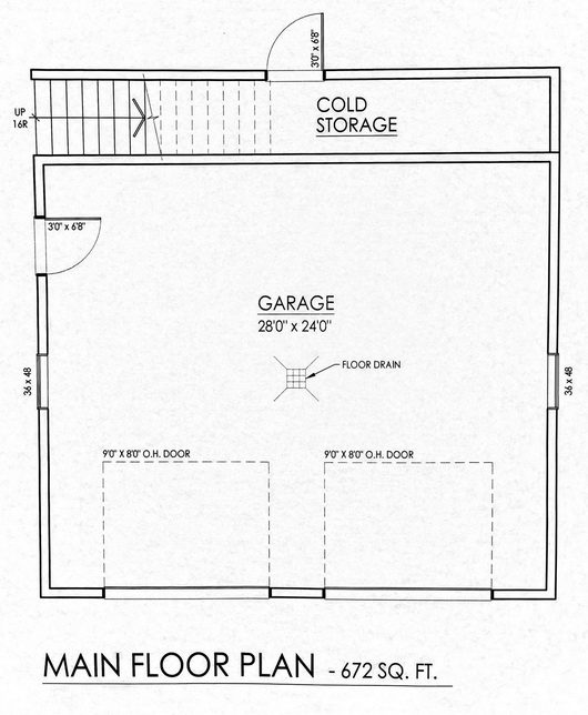 image of garage suite plan